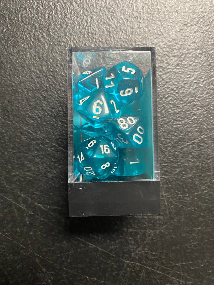 Chessex Polyhedral 7-Die Set - Translucent (Pick Color) MD101025