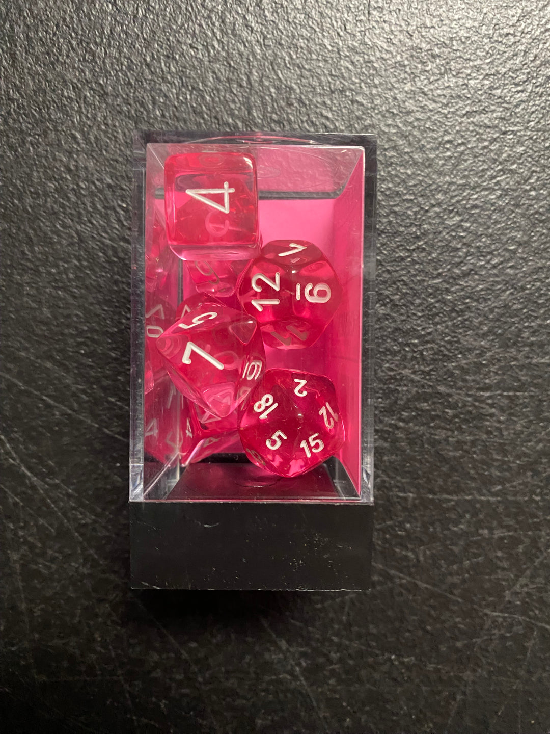 Chessex Polyhedral 7-Die Set - Translucent (Pick Color) MD101025