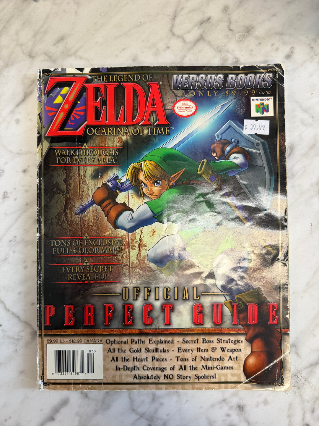 The Legend of Zelda: Ocarina of Time Perfect Guide - Versus Books Strategy Guide ST61926