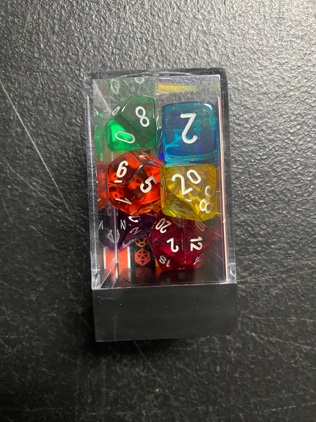 Chessex Polyhedral 7-Die Set - Translucent (Pick Color) MD101025