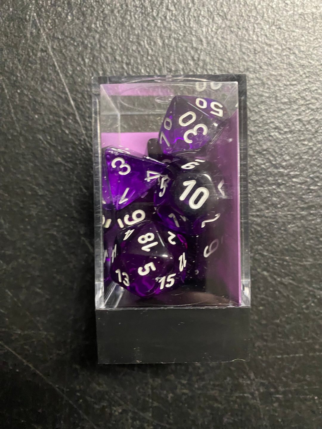Chessex Polyhedral 7-Die Set - Translucent (Pick Color) MD101025