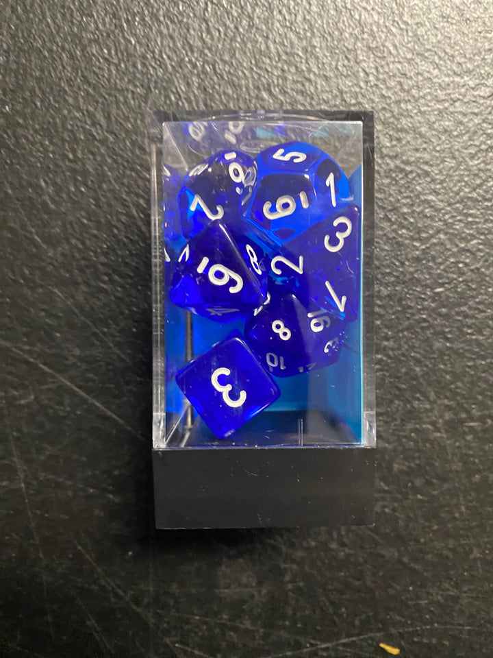 Chessex Polyhedral 7-Die Set - Translucent (Pick Color) MD101025