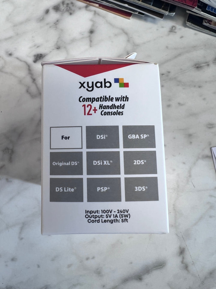 XYAB Universal Handheld AC Adapter (Dsi/GBA SP/DS/DSi XL/2DS/DS Lite/PSP/3DS) NA91725