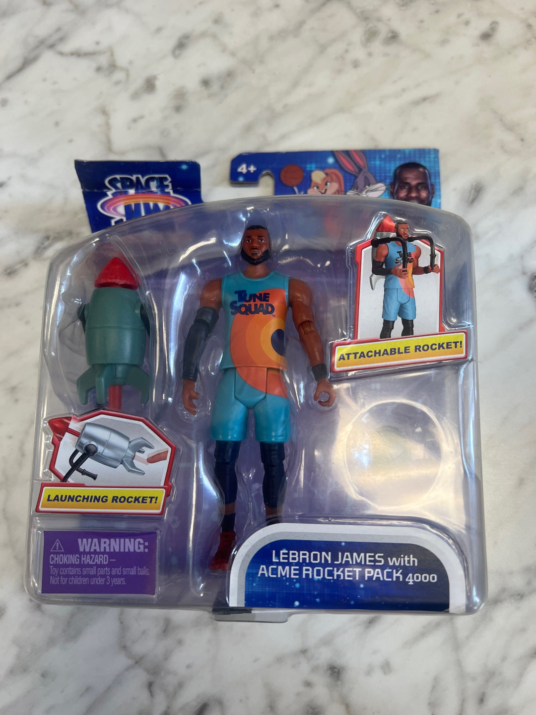 2021 SPACE JAM A NEW LEGACY 5" Lebron James With Acme Rocket Pack  NT62025