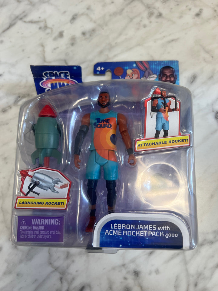 2021 SPACE JAM A NEW LEGACY 5" Lebron James With Acme Rocket Pack  NT62025