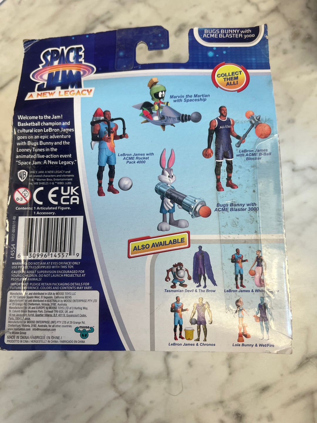 SPACE JAM: A New Legacy - Bugs Bunny with Acme Blaster 3000 Action Figure  NT62025