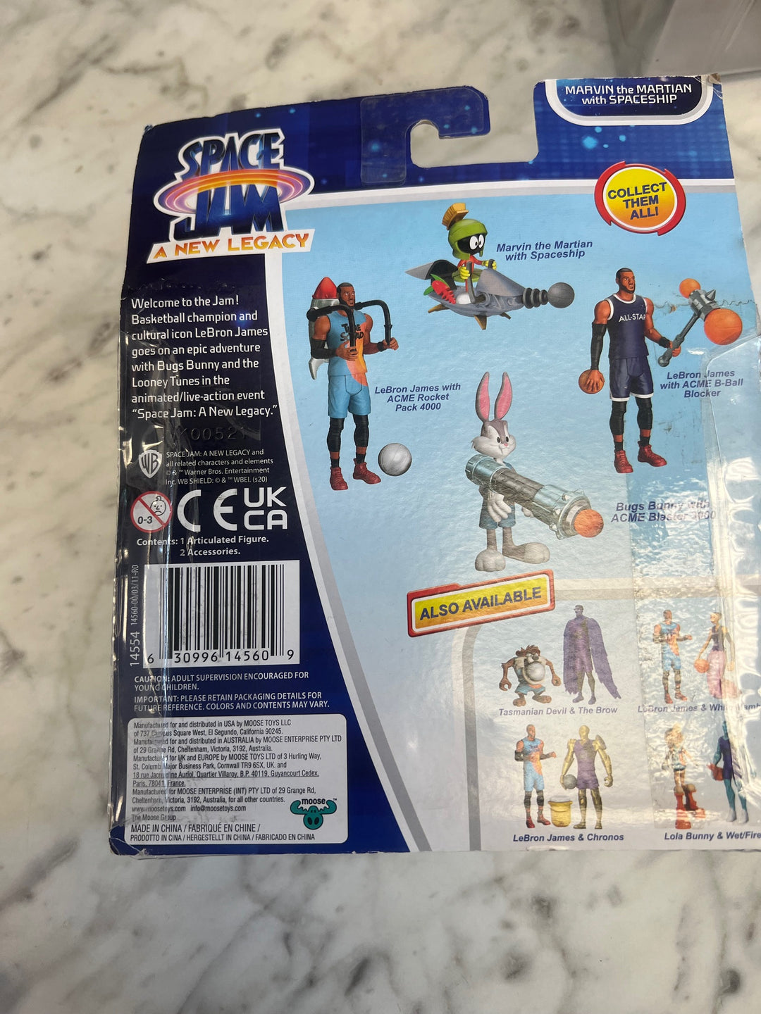 Space Jam A New Legacy Marvin The Martian with Space Ship Figure NEW  NT62025