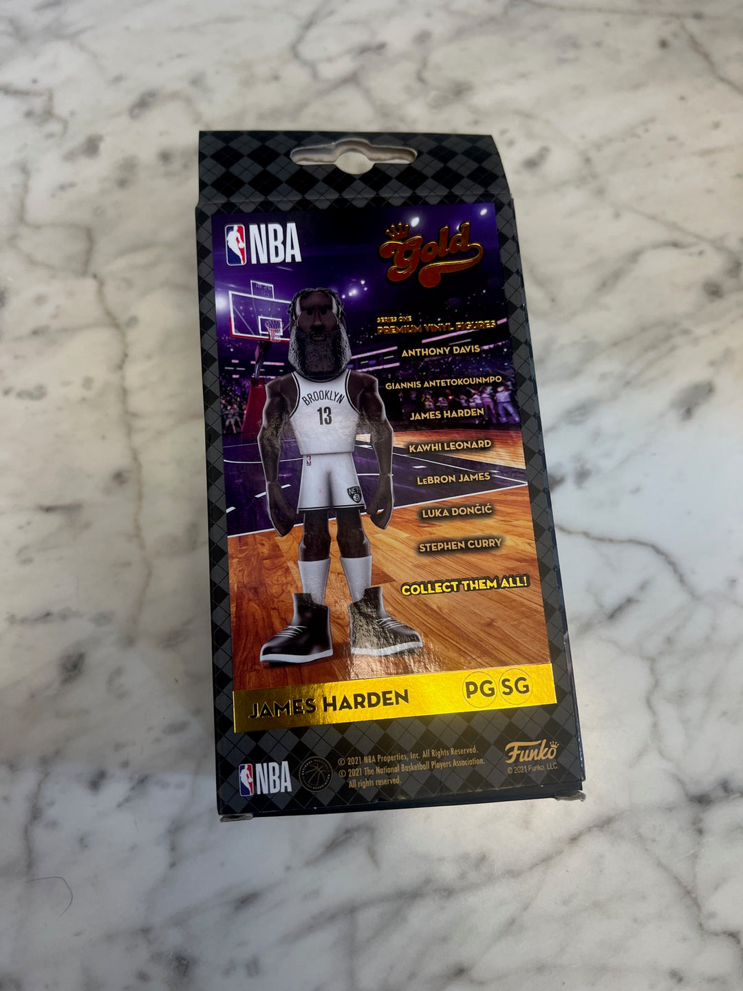 Funko Gold Premium NBA Brooklyn Nets James Harden 5"  NT62025