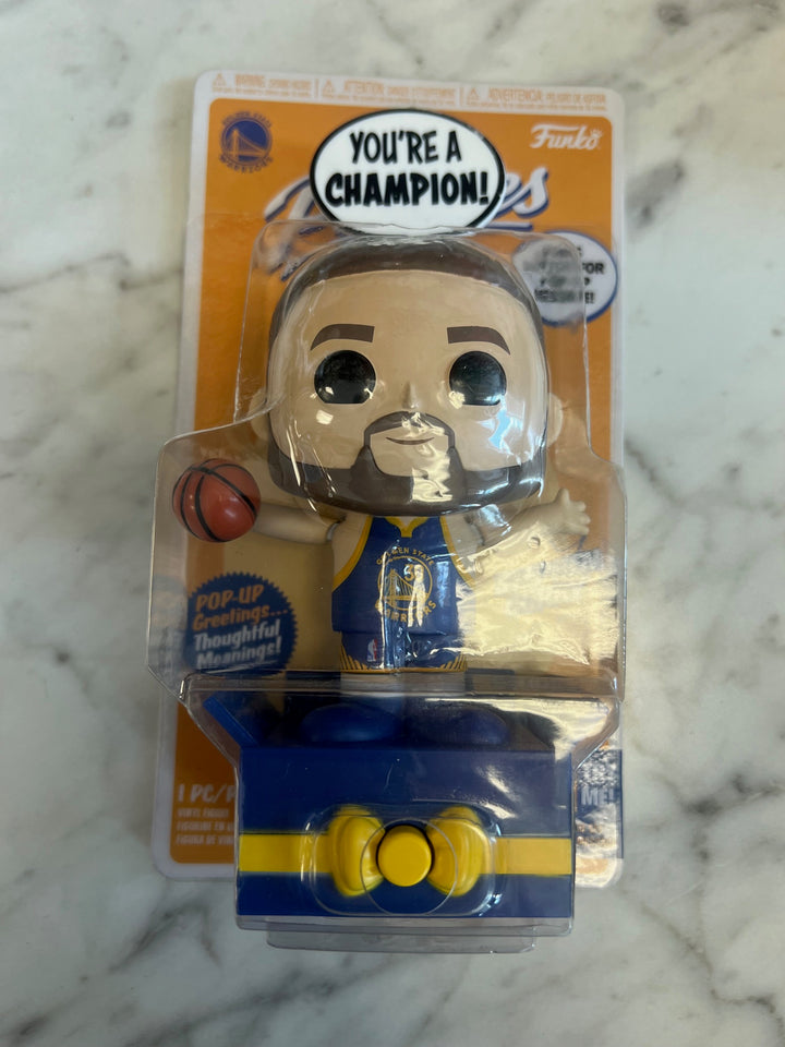 Funko Popsies NBA Stephen Curry Pop-Up Greetings Vinyl Figure Warriors New NT62025