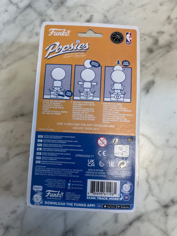 Funko Popsies NBA Stephen Curry Pop-Up Greetings Vinyl Figure Warriors New NT62025