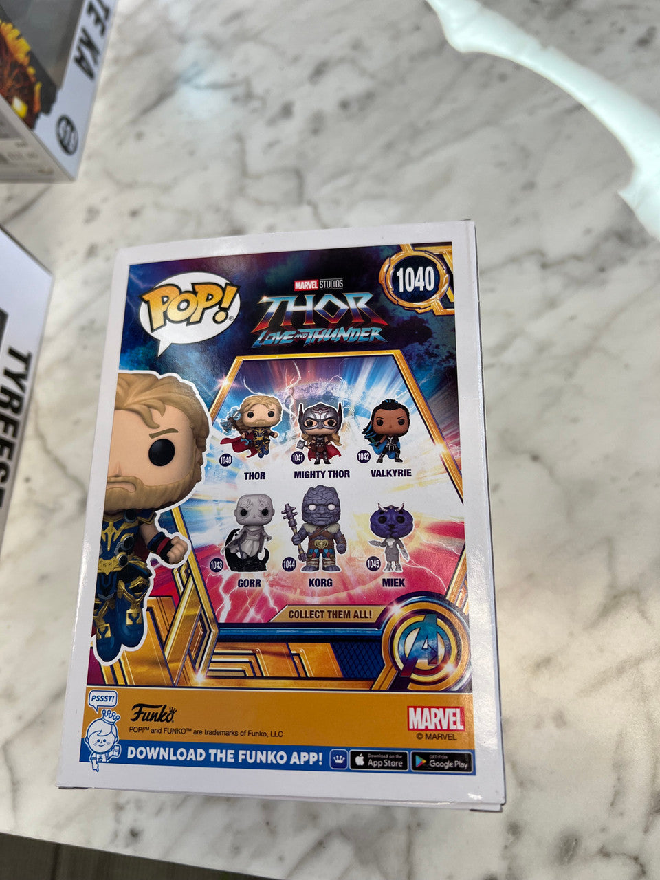 Funko Pop! Marvel Studios Thor Love and Thunder Thor Vinyl Figure #1040