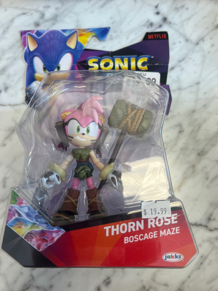 2023 Sonic Prime 5" Amy Thorn Rose Boscage Maze Netflix Jakks NT62025