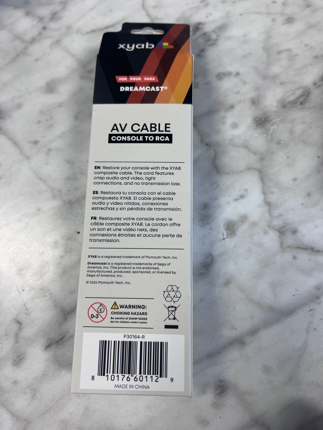 XYAB Dreamcast AV Audio Video Cable RCA (Red/White/Yellow) NEW  NA91825