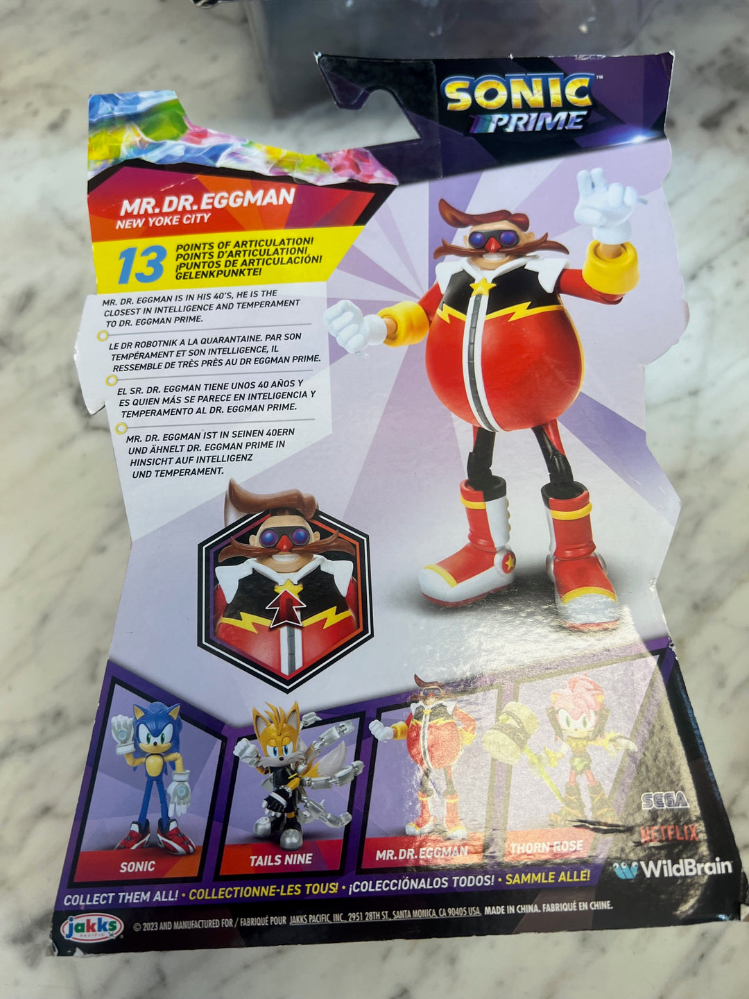 2023 Jakks Pacific Sonic The Hedgehog Prime - Mr. Dr. Eggman 5 Inch Figure NT62025