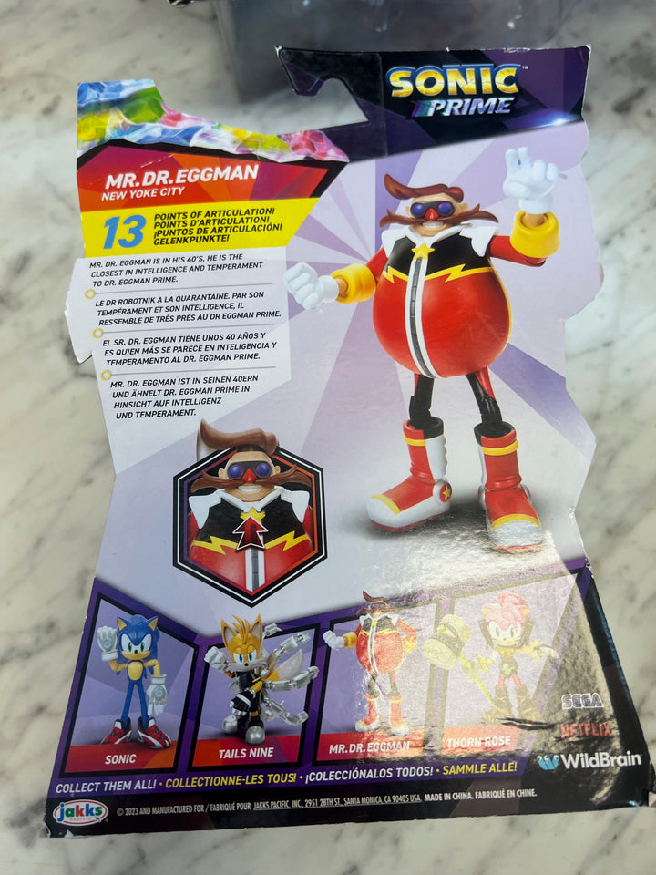 2023 Jakks Pacific Sonic The Hedgehog Prime - Mr. Dr. Eggman 5 Inch Figure NT62025