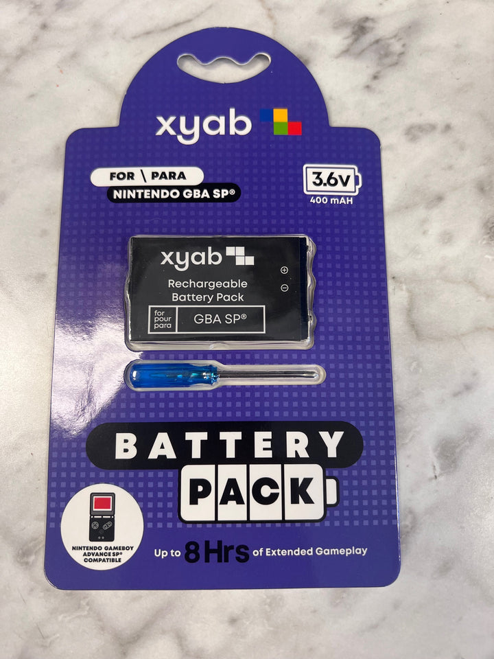 XYAB Rechargeable Battery Pack For GBA SP Gameboy Advance SP NA91725
