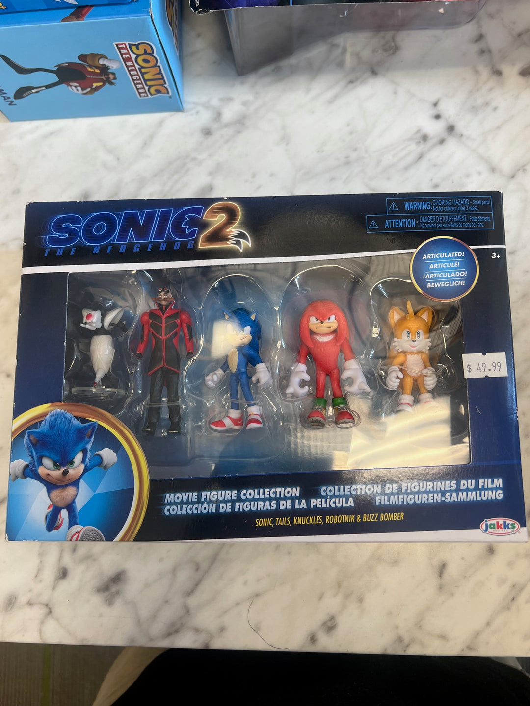 Sonic the Hedgehog 2 Movie Figure Collection 5-Figure Set Jakks Pacific New NT62025