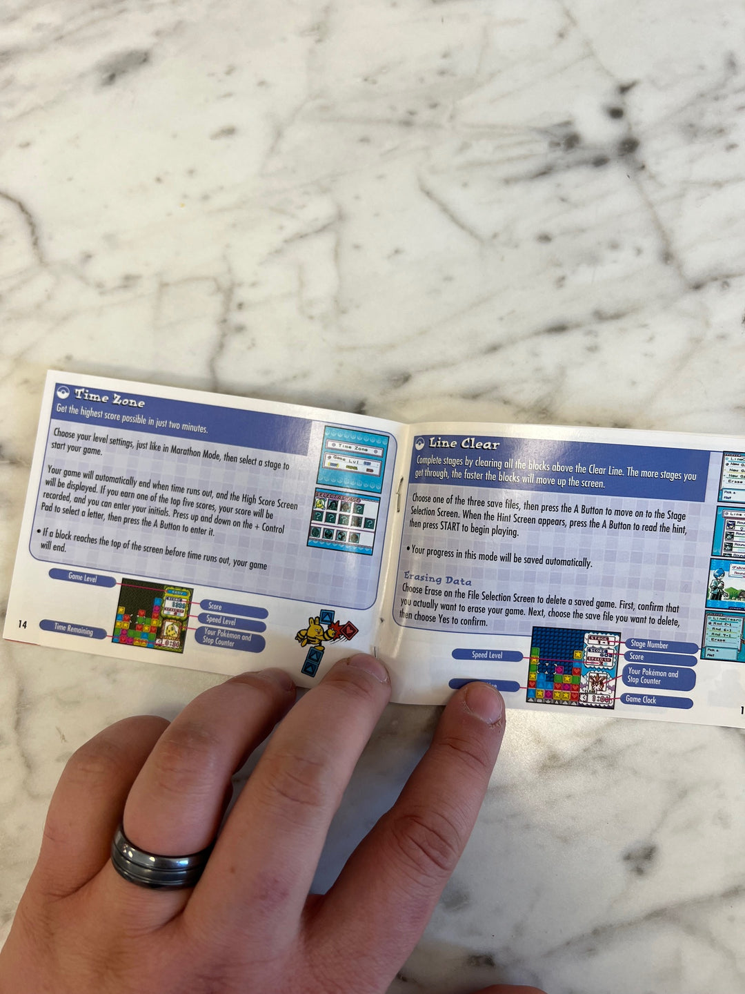 Pokemon Puzzle Challenge for GameBoy Color MANUAL ONLY    MO12224