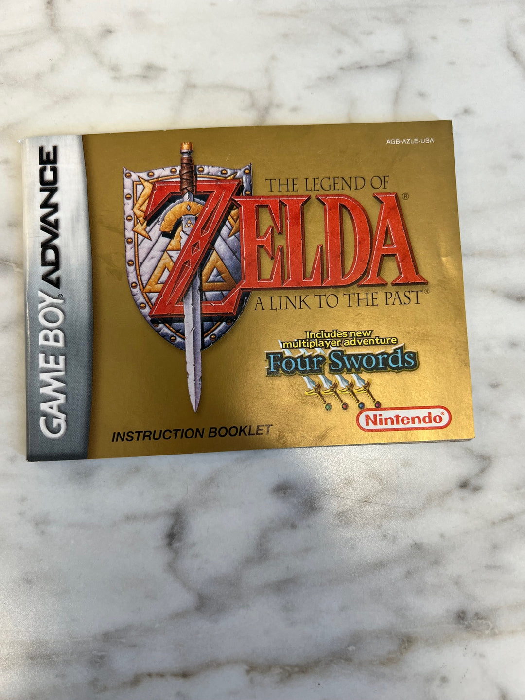 Legend of Zelda A Link to the Past Four Swords for GameBoy Advance MANUAL ONLY    MO12224