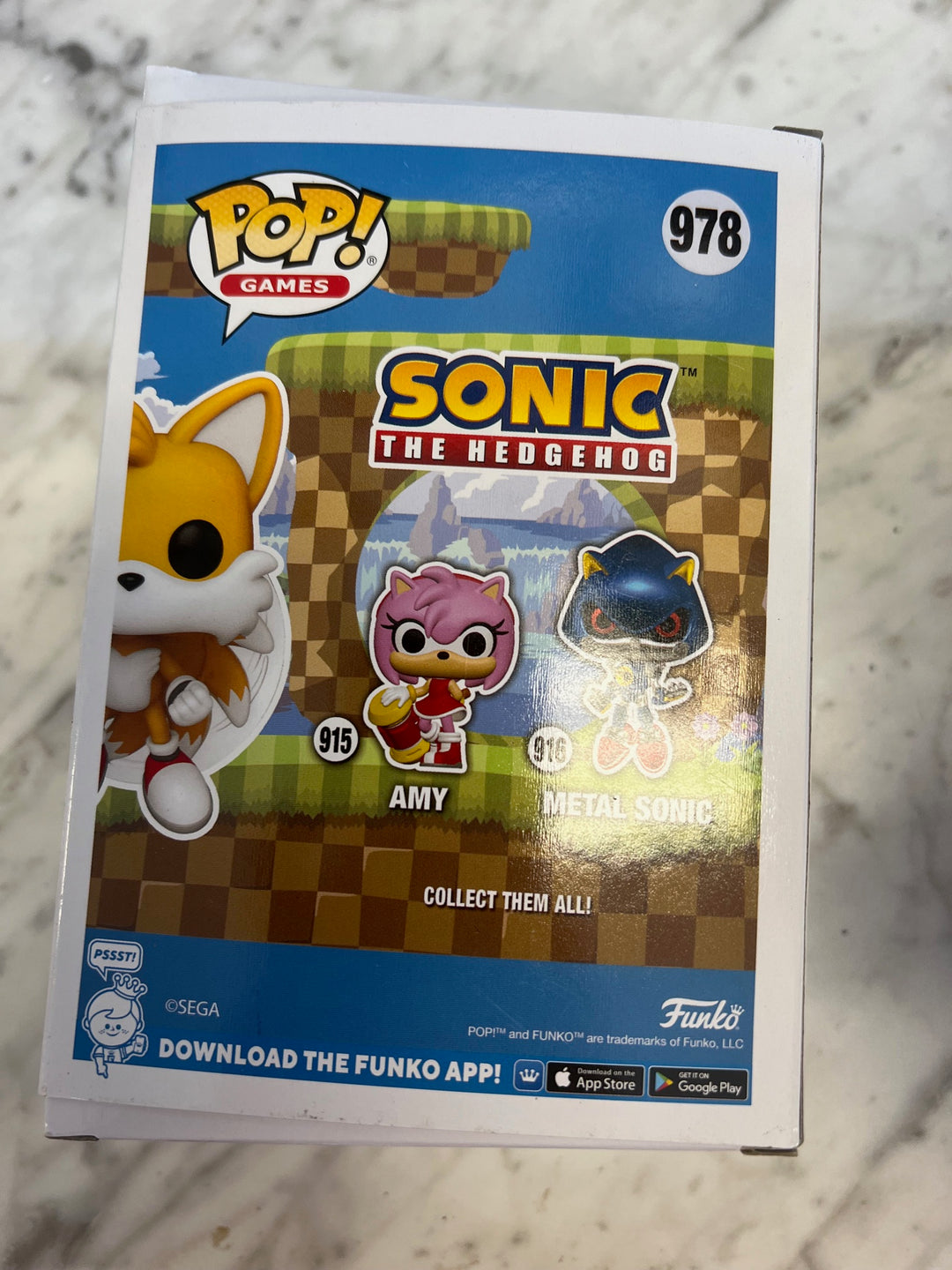 Funko Pop! Tails #978 Sonic the Hedgehog Funko Specialty Series FP4125
