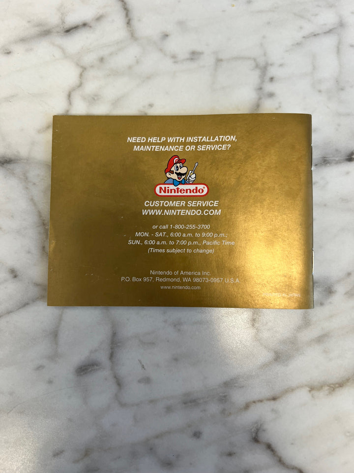 Legend of Zelda A Link to the Past Four Swords for GameBoy Advance MANUAL ONLY    MO12224