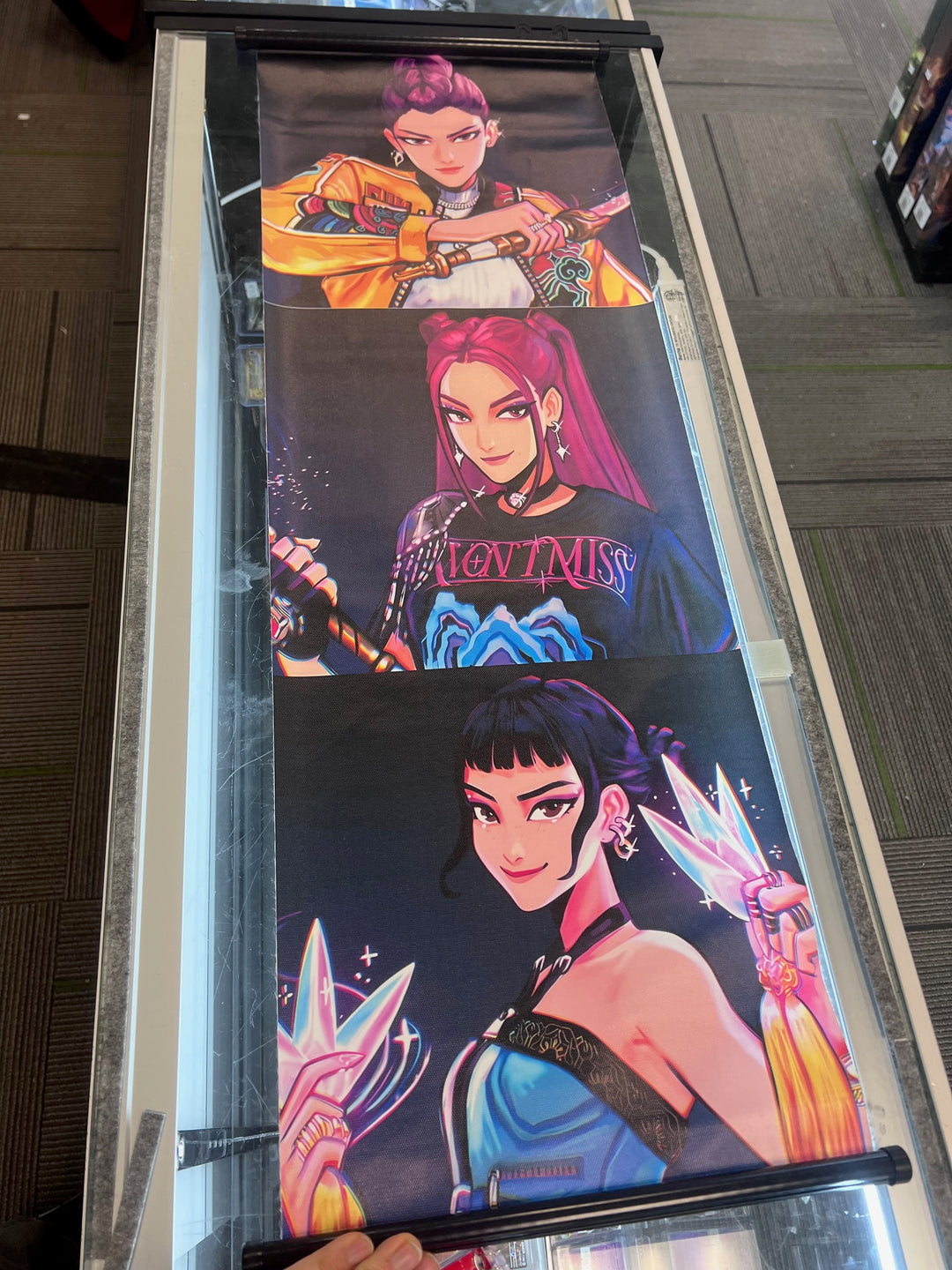 Wall Scroll - K-Pop Demon Hunters 12x36" w/ Hanger New