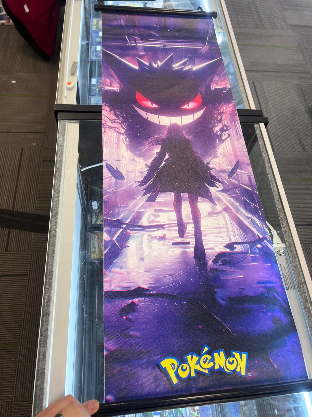 Wall Scroll - Pokemon Gengar 12x36" w/ Hanger New