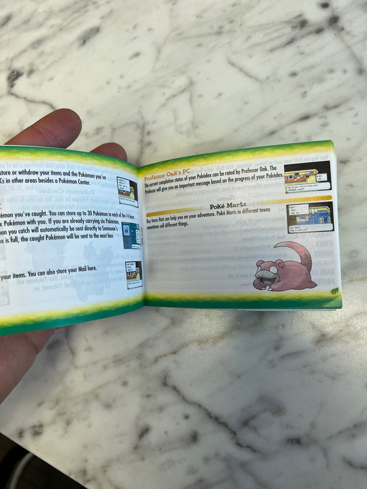 Pokemon LeafGreen Leaf Green Version for GameBoy Advance MANUAL ONLY    MO12224