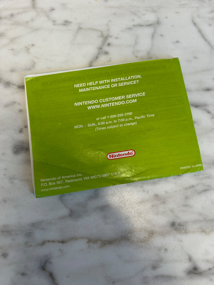 Pokemon LeafGreen Leaf Green Version for GameBoy Advance MANUAL ONLY    MO12224