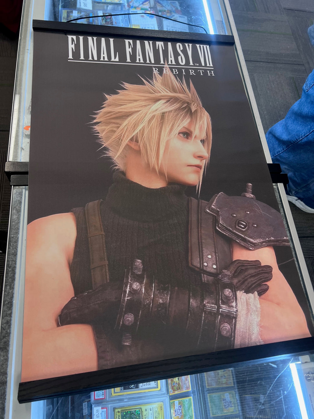 Wall Scroll - Final Fantasy VII Rebirth Cloud 16x24" w/ Hanger New