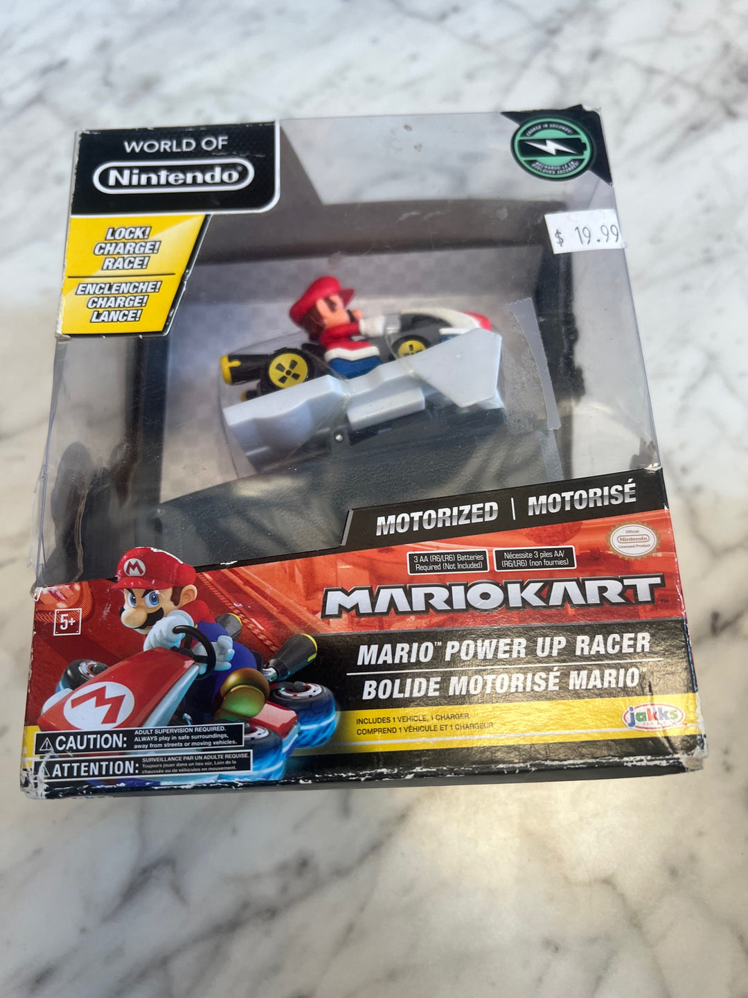 World of Nintendo Mario Kart Power Up Racer Motorized NT62025