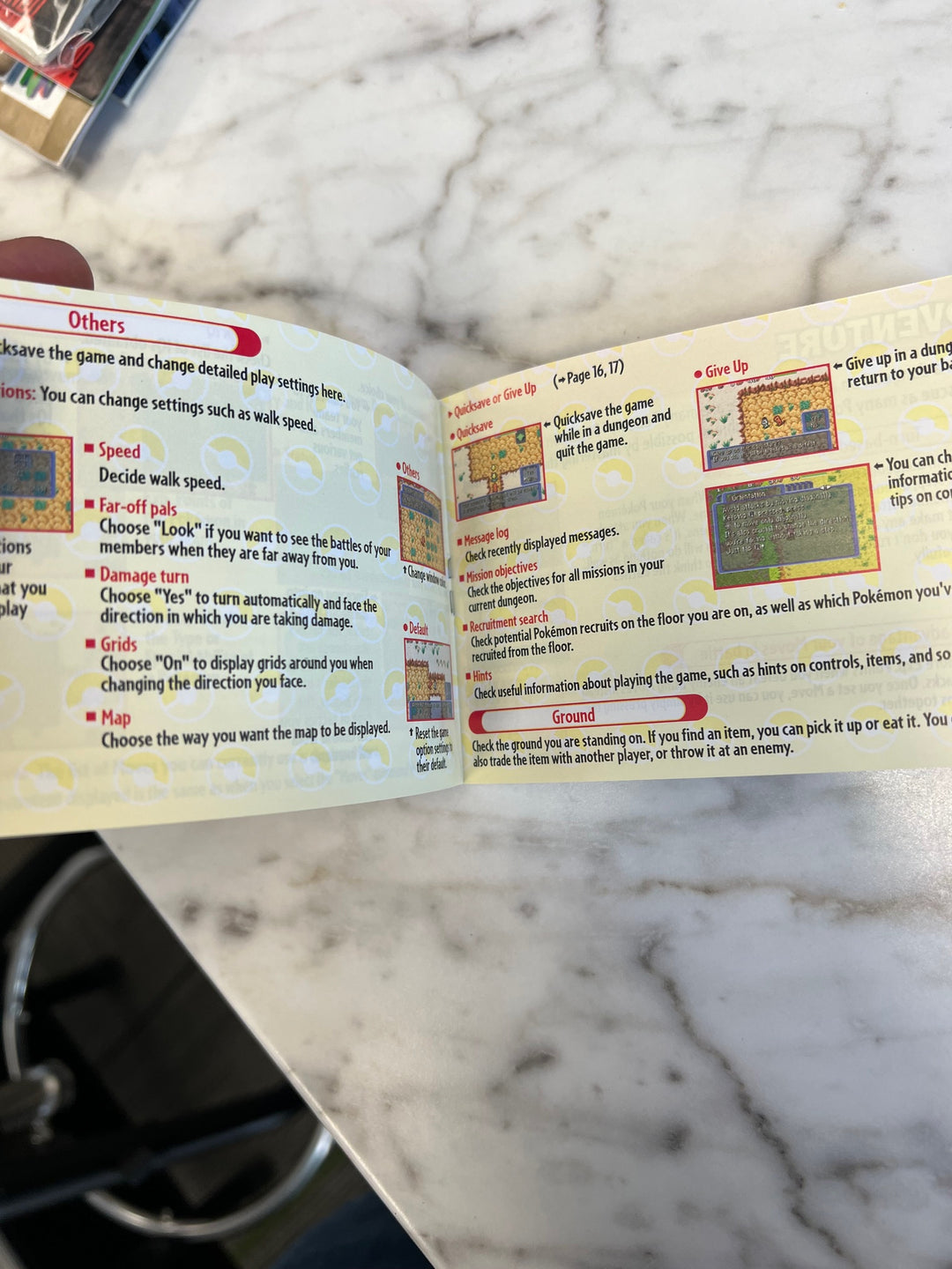 Pokemon Mystery Dungeon Red Rescue Team for GameBoy Advance MANUAL ONLY    MO12224