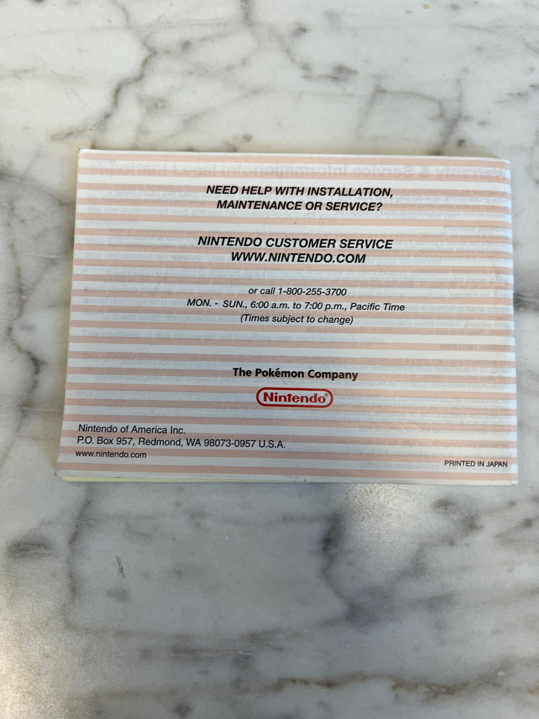 Pokemon Mystery Dungeon Red Rescue Team for GameBoy Advance MANUAL ONLY    MO12224