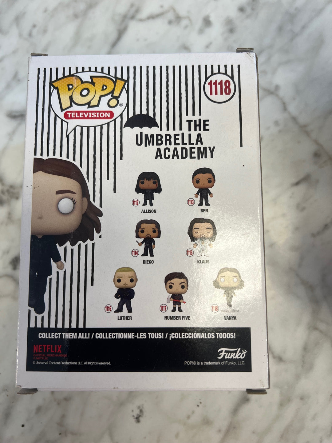 Funko Pop! Vanya #1118 Umbrella Academy FP4125