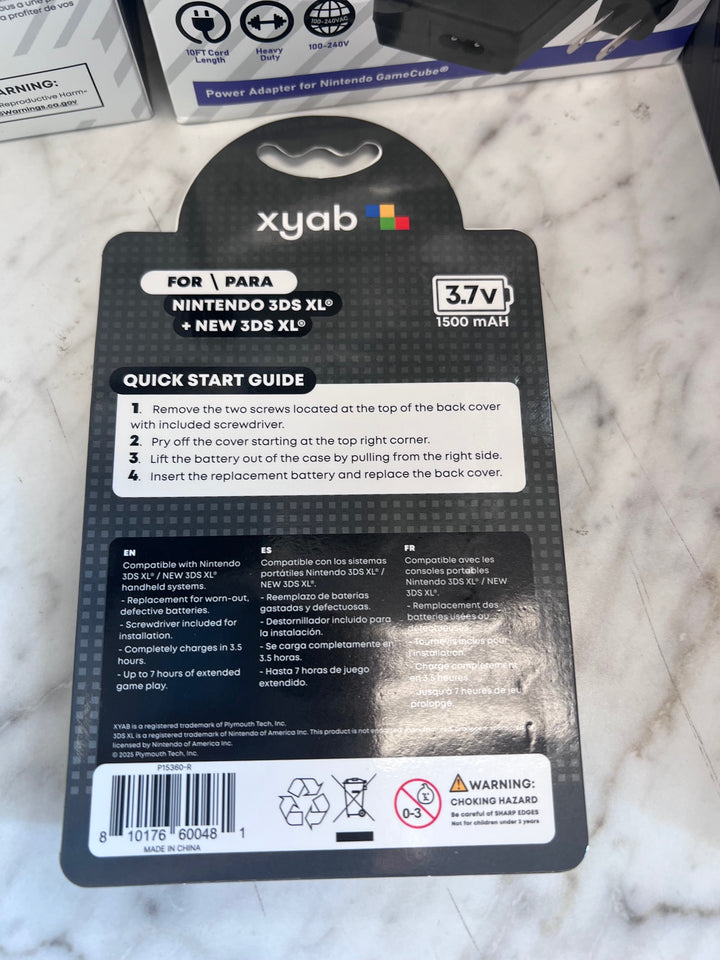 XYAB Rechargeable Battery Pack for Nintendo 3DS XL + New 3DS XL NA91725