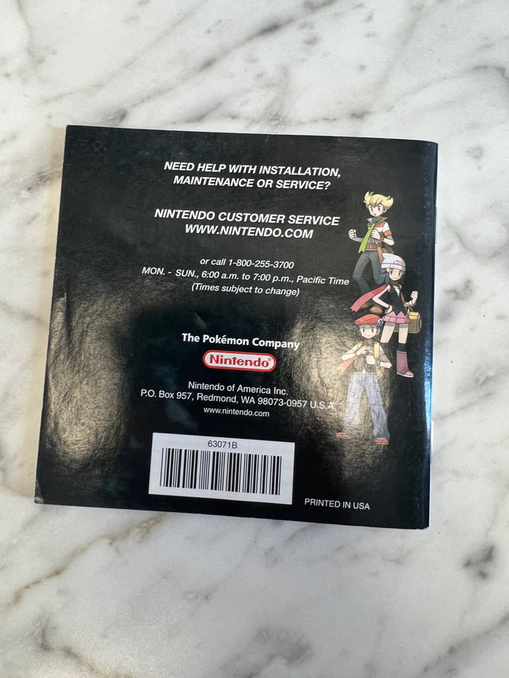Pokemon Diamond Version for Nintendo DS MANUAL ONLY    MO12224