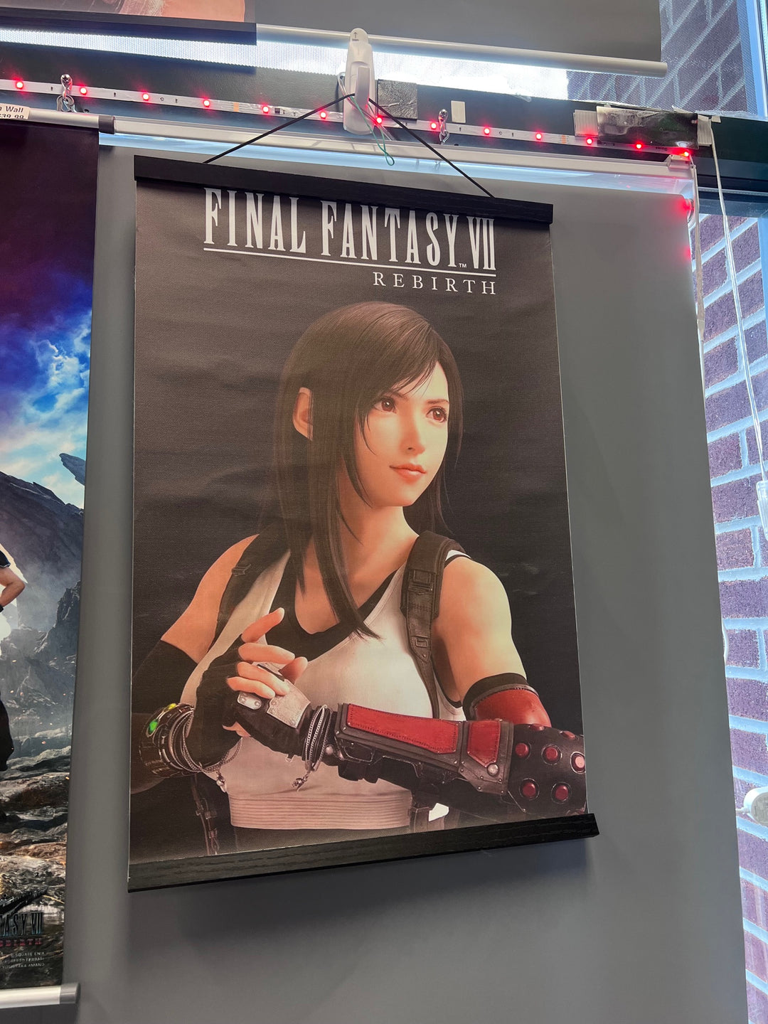 Wall Scroll - Final Fantasy VII Rebirth Tifa 16x24" w/ Hanger New
