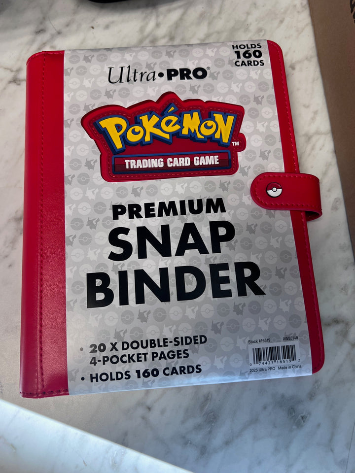 Ultrapro Pokemon TCG Premium Snap Card Binder (160 Cards) NA91725