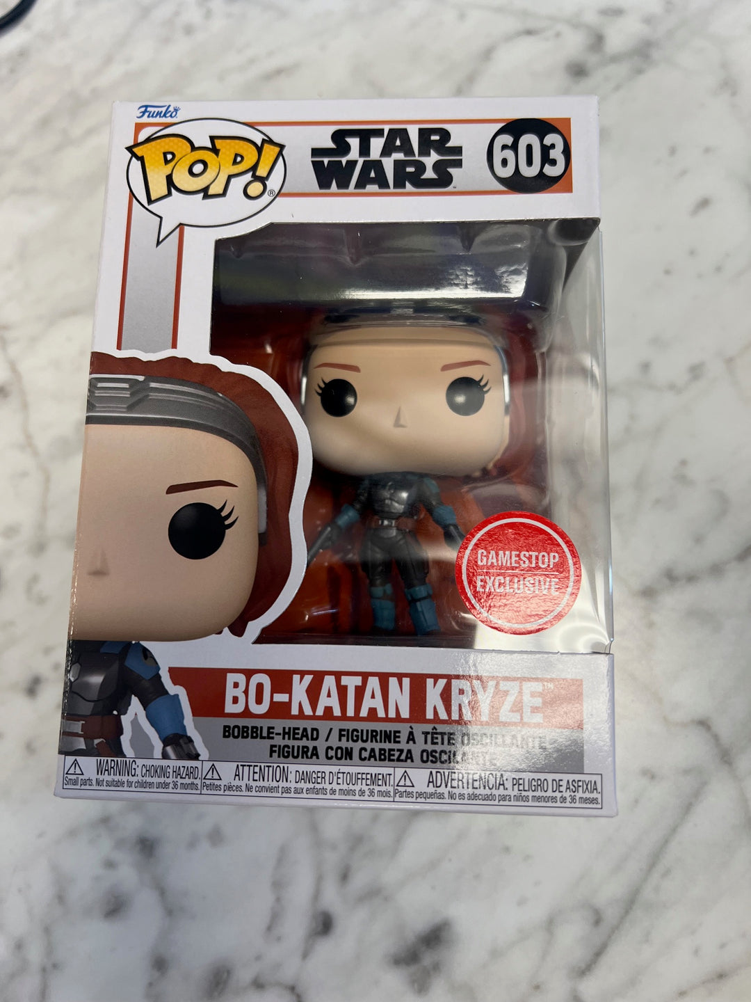 Funko Pop Star Wars The Mandalorian Bo-Katan Kryze #603 GameStop   FP9224