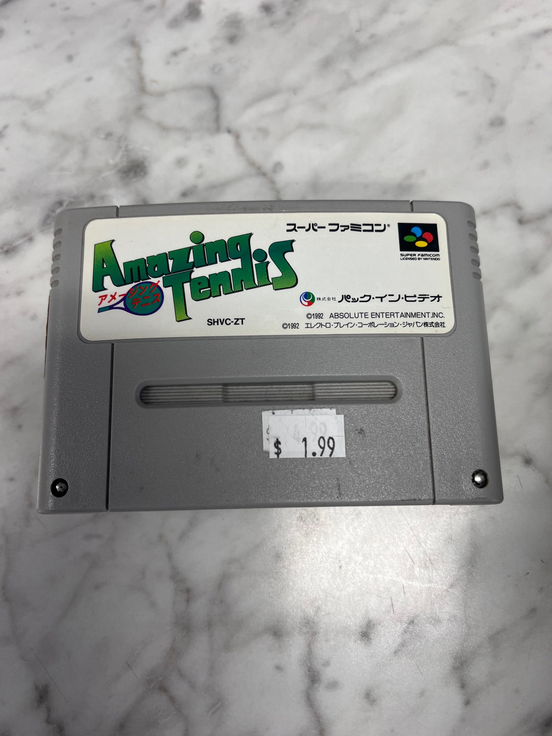 Amazing Tennis Nintendo Super Famicom JAPANESE IMPORT IMP1725