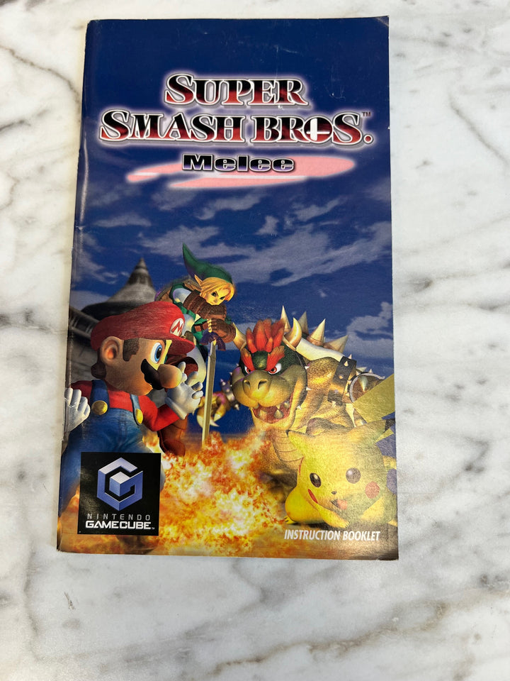 Super Smash Bros Melee for Nintendo Gamecube MANUAL ONLY    MO12224