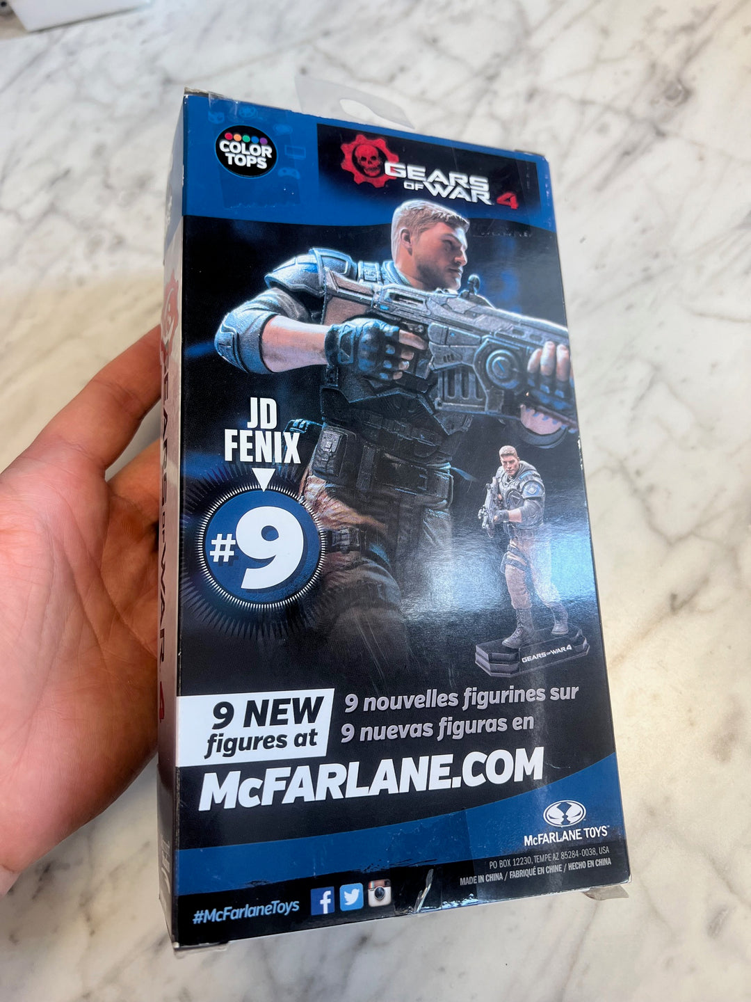 Gears of War 4 Color Tops Action Figure JD Fenix 7 inch McFarlane Toys NT62025