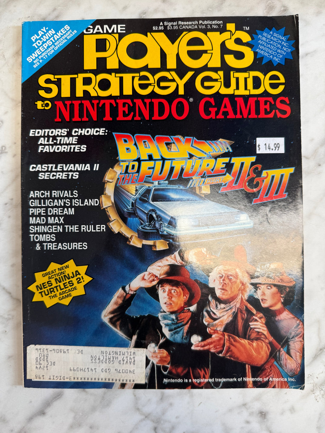 Game Player's Strategy Guide to Nintendo Games (Volume 3 Issue 7) - MP62126