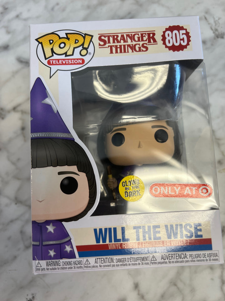 Funko Pop! Will the Wise #805 GITD Glow in the Dark Stranger Things Target Ex FP4125