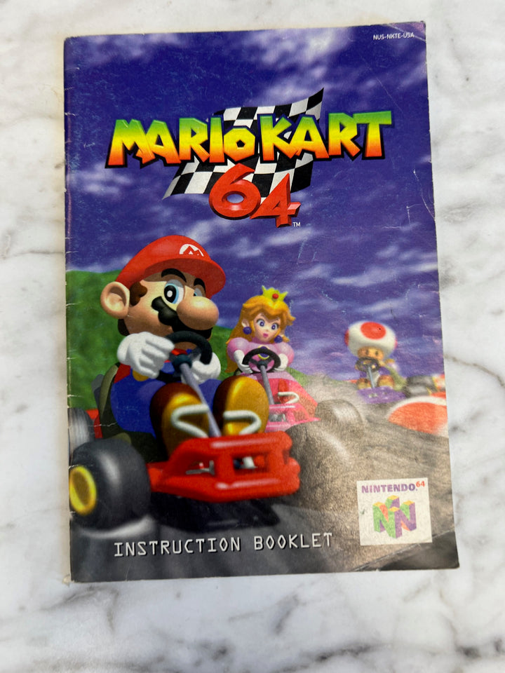 Mario Kart 64 for Nintendo 64 N64 MANUAL ONLY    MO12224