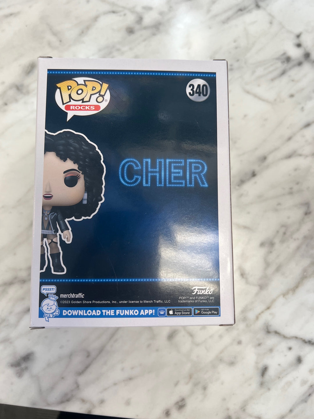 Funko Pop Rocks Music Cher - Turn Back Time Vinyl Figure #340   FP9224