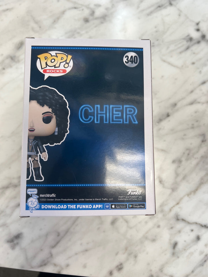 Funko Pop Rocks Music Cher - Turn Back Time Vinyl Figure #340   FP9224