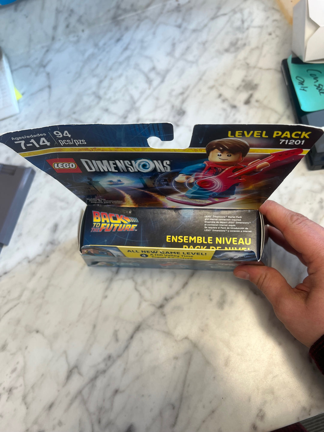 Lego Dimensions Back to the Future DeLorean Marty McFly Level Pack 71201 NT62025