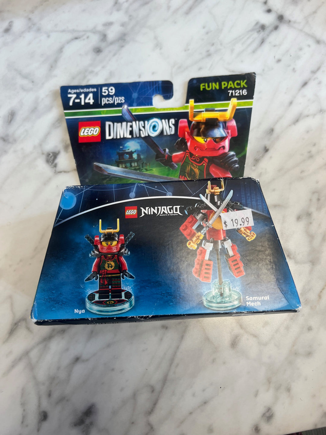 LEGO DIMENSIONS - NINJAGO - Nya & Samurai Mech Fun Pack (71216) Factory Sealed NT62025