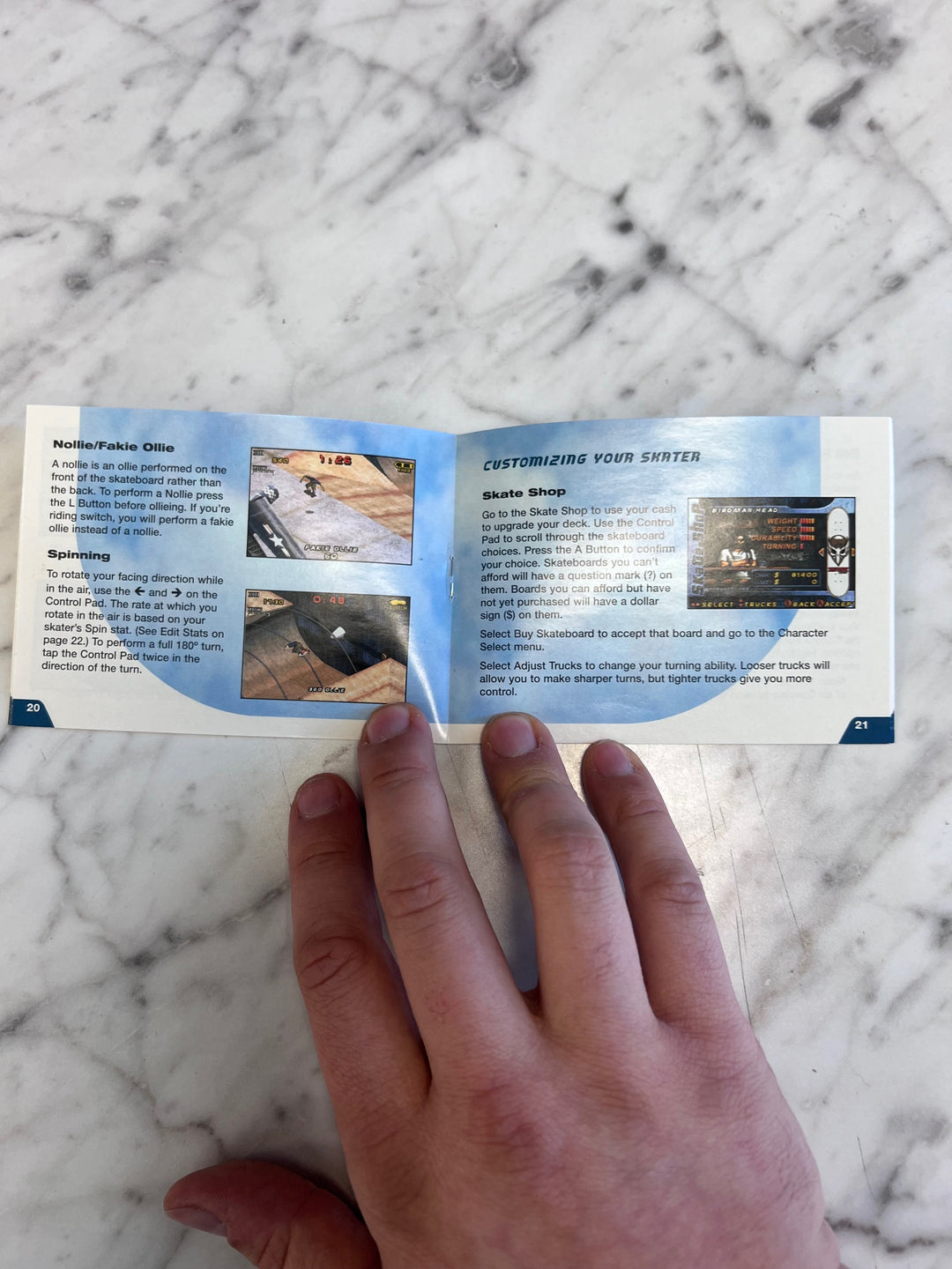 Tony Hawk's Pro Skater 2 for Gameboy Advance MANUAL ONLY MO91725